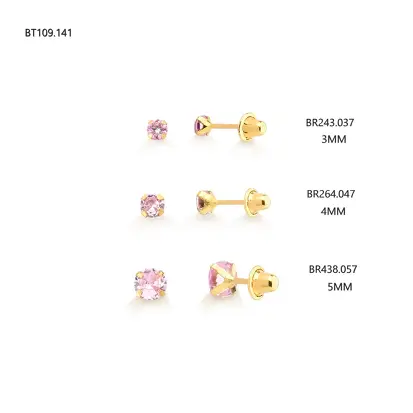Brincos em Ouro 18K