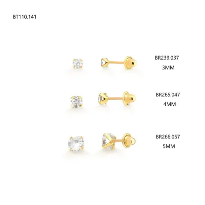 Brincos em Ouro 18K
