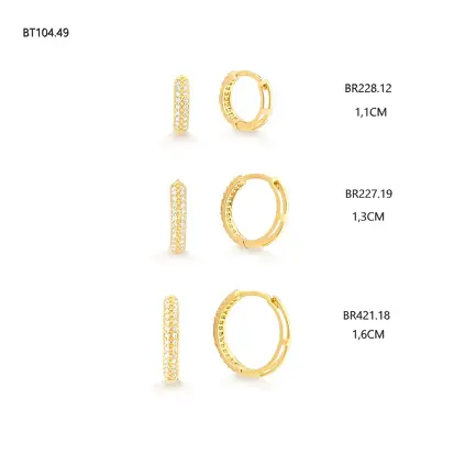 Brincos em Ouro 18K