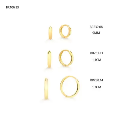 Brincos em Ouro 18K