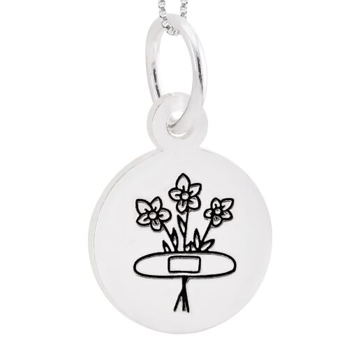 Pingente Prata Florescer