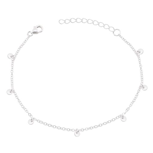 Pulseira Prata 7 Medalhinhas