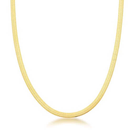 Choker Rabo de Rato Achatada 3mm