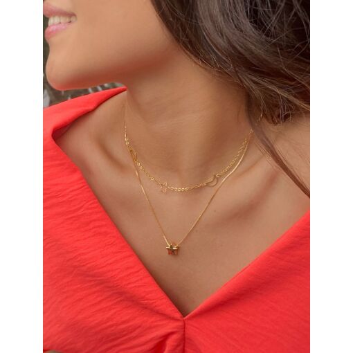 Choker Estrelas e Luas Vazadas
