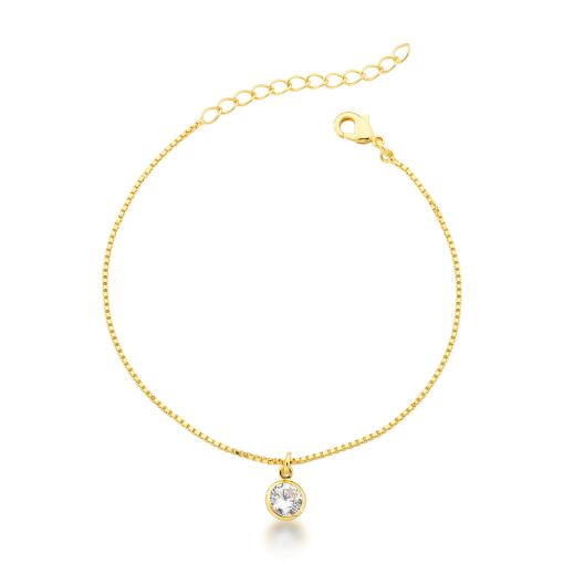 Pulseira Veneziana e Ponto de Luz 7 mm
