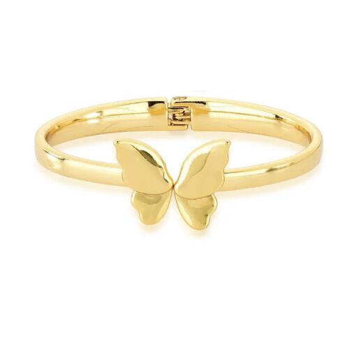 Bracelete Abertura Mola Borboleta