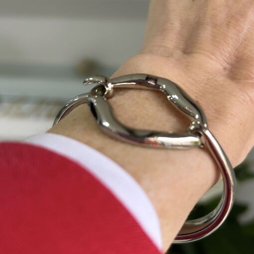 Bracelete Orgânico com Abertura Superior