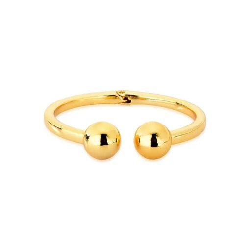 Bracelete Dourado de Esfera