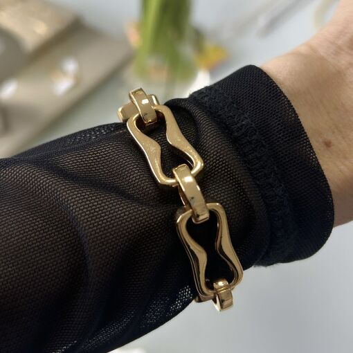 Pulseira Elos Infinito e Fecho ímã