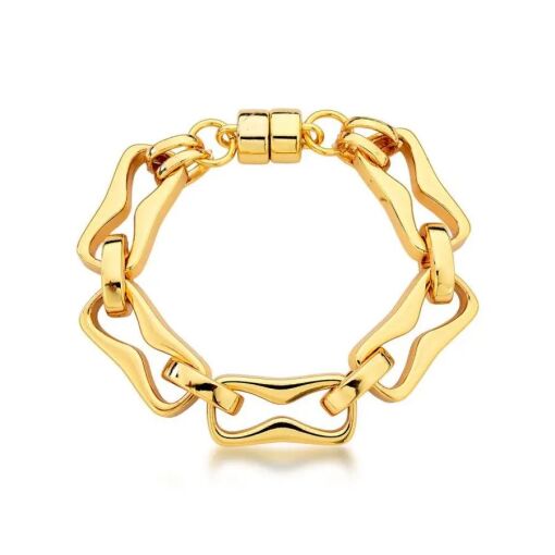 Pulseira Elos Infinito e Fecho ímã