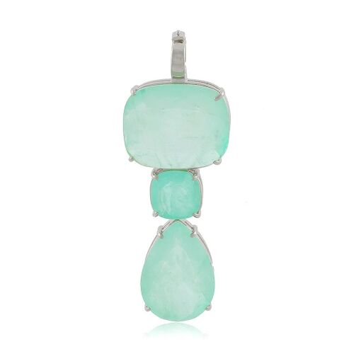 Pingente com Cristal Fusion Triplo