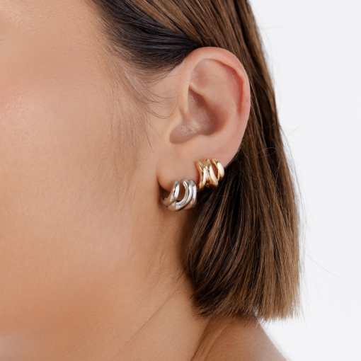 BRINCO ARGOLA TRIPLA PUREZA