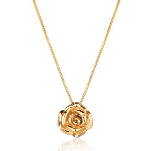 COLAR FLOR OURO 18K