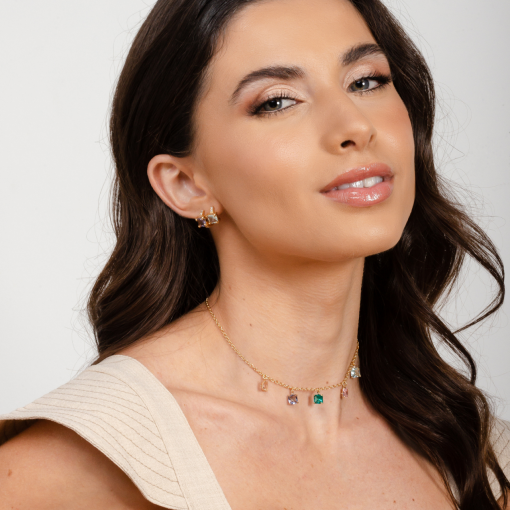 CHOKER COLORS OURO 18K