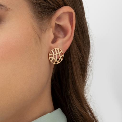 BRINCO TRAMADO GRACE OURO 18K