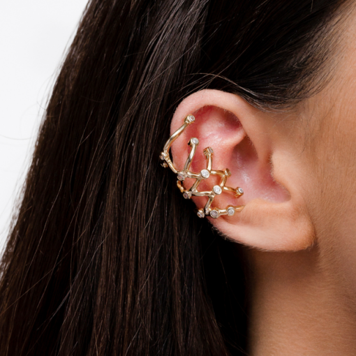 PIERCING TRAMA OURO 18K