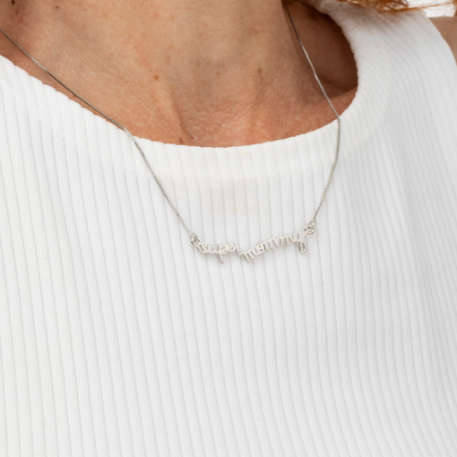 COLAR SUPER MOMMY OURO 18K