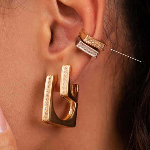PIERCING QUADRADO CRISTAL