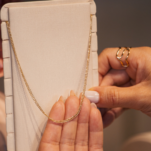 COLAR ELINHOS OURO 18K