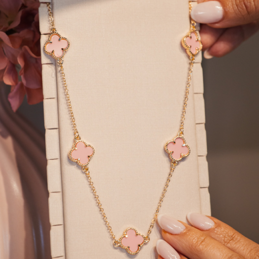 COLAR INSPIRAÇÃO ROSA CHICLETE