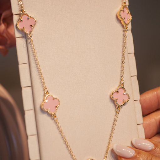 COLAR INSPIRAÇÃO ROSA CHICLETE