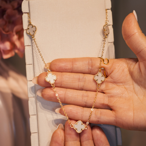 COLAR INSPIRAÇÃO OFF WHITE OURO