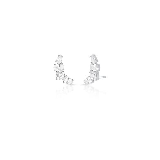 EAR CUFF PRATA 925 ZIRCONIA