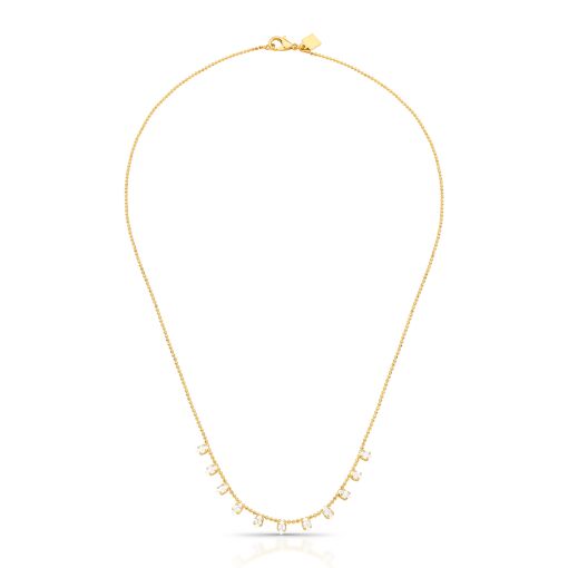 COLAR ZIRCONIA NAVATE MALHA BOLINHA