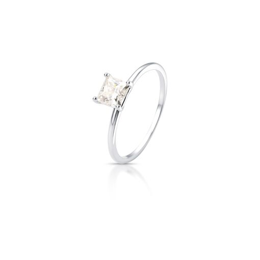 ANEL MOISSANITE PEDRA QUAD 5.5MM 0.8ct N20