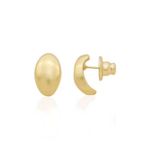 BRINCO ABAULADINHO ACETINADO OURO