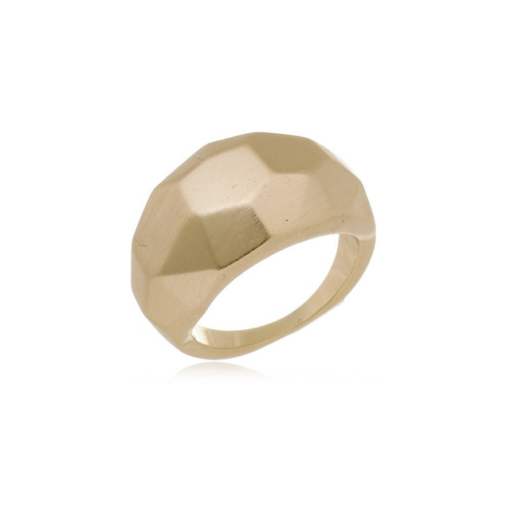 ANEL ACETINADO COMEIA OURO
