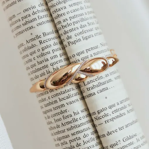 BRACELETE FOLHA CHIC