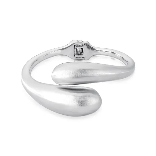 BRACELETE RÓDIO BRANCO ACETINADO