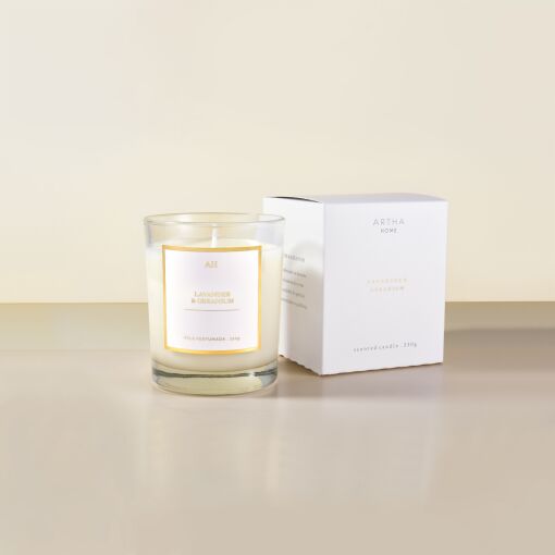 VELA SCENTED CANDLES 230g - Lavander e Geranium