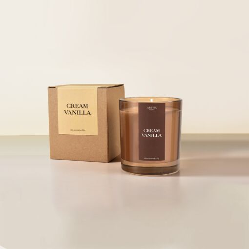 VELA SCENTED CANDLES 230g - Cream Vanilla