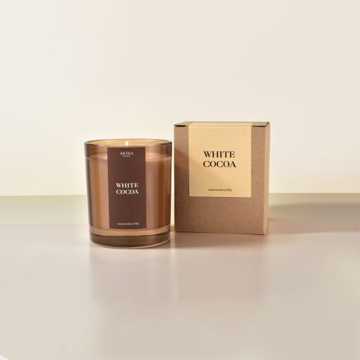 VELA SCENTED CANDLES 230g - White Cocoa