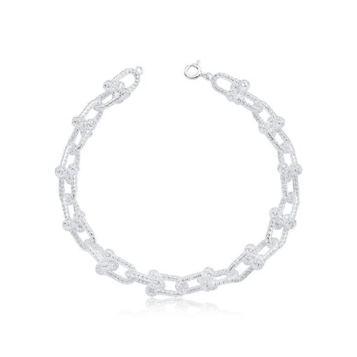 Pulseira Elos - Prata 925