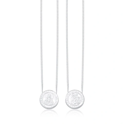 Escapulário Prata 925 - Nossa Senhora do Carmo