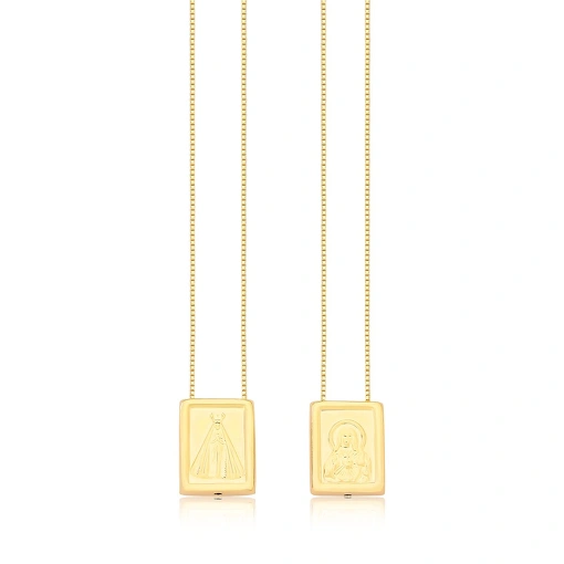 Escapulário Banhado Ouro