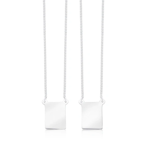 Escapulário Prata 925 - Chapa Lisa