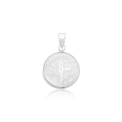 Pingente Medalha de São Bento - Prata 925