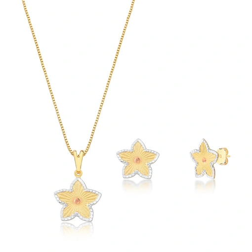 Conjunto Banhado Ouro