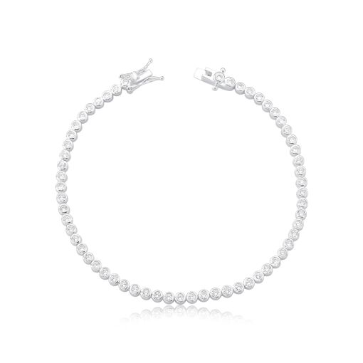 Pulseira Riviera Clássica - Prata 925