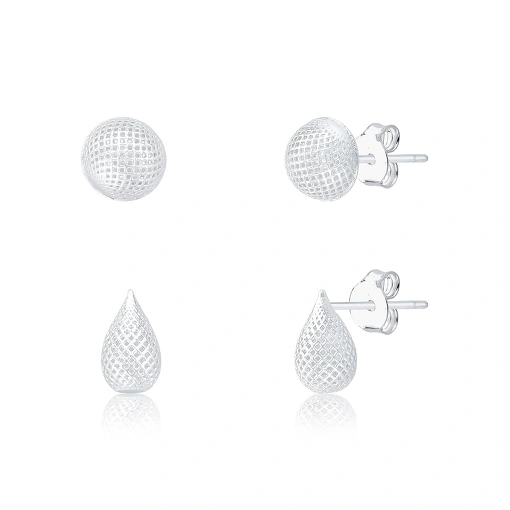 Dupla Brinco Prata 925