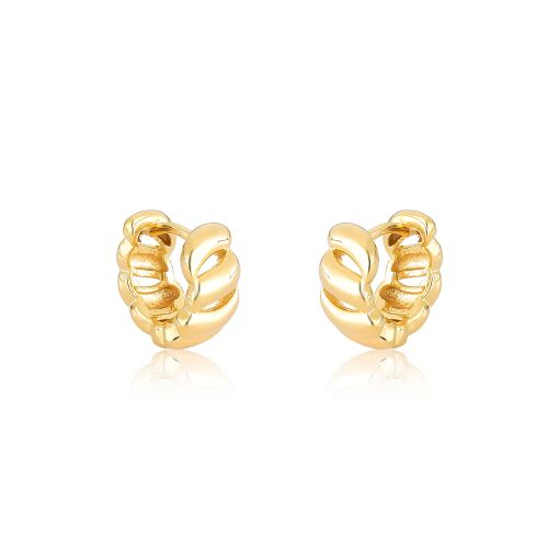 Argola Essence Banhada a Ouro - Tam. P