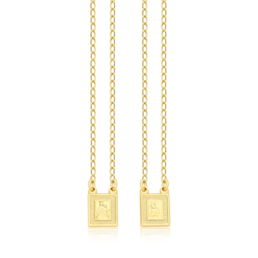 Escapulário Banhado Ouro