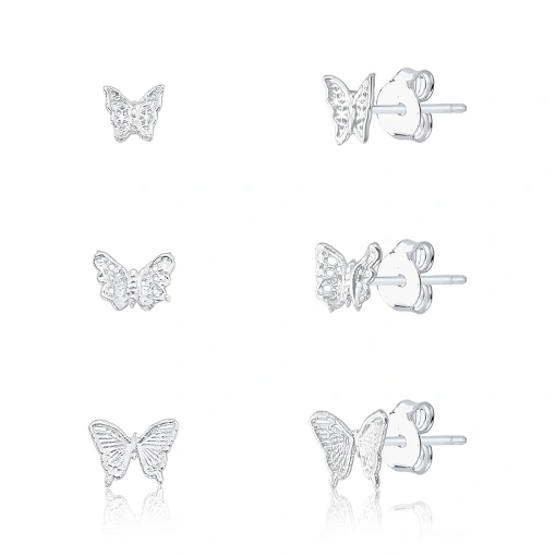 Trio Brinco Prata 925