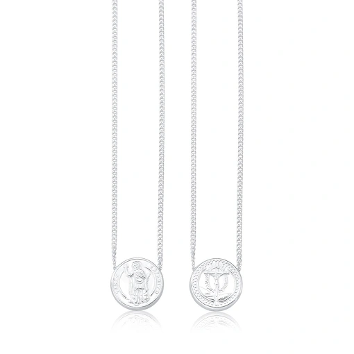 Escapulário Prata 925 - Santo Expedito