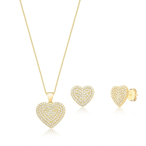 Conjunto Banhado Ouro