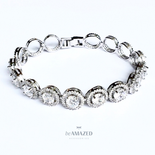 Pulseira riviera pontos de luz